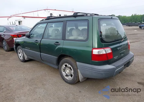 2002 Subaru Forester L z USA, uszkodzony, nr VIN JF1SF63502H745472